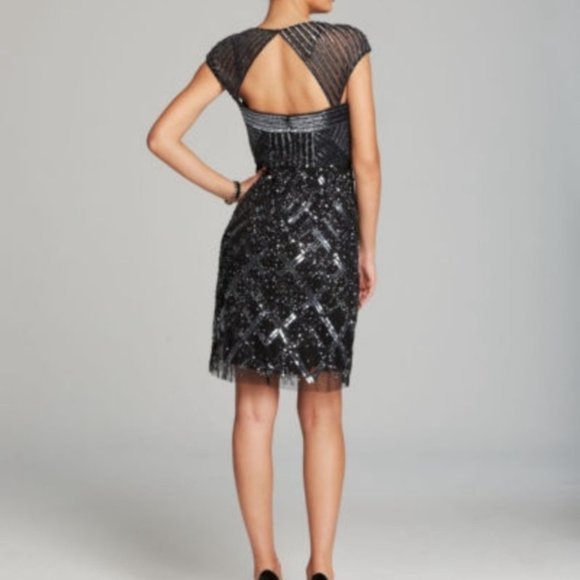 Adrianna Papell Beaded Gown - Picture 1 of 8